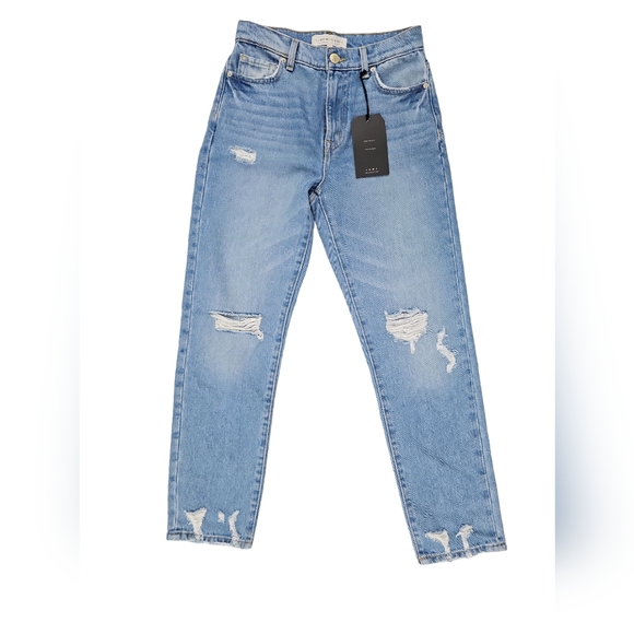 Current/Elliot "The Boyfriend" Distressed Jeans Size 23 NWT  A0120 - Picture 4 of 13